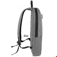 A009 Gri Keten Çanta